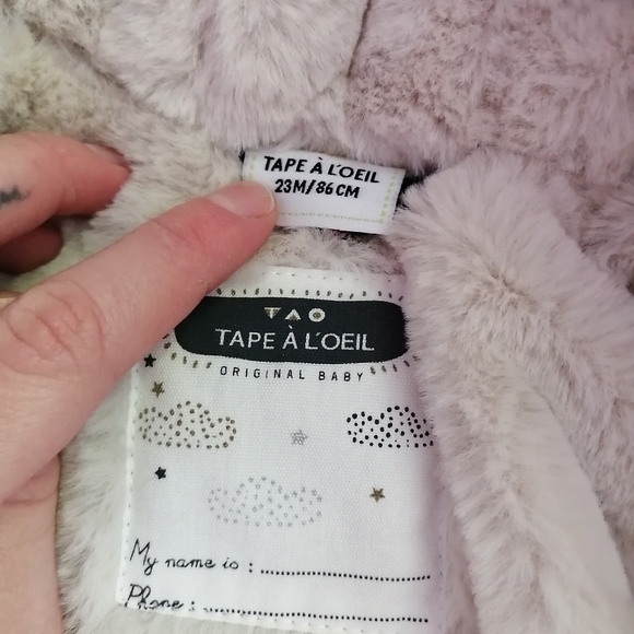 Tape à l'oeil Baby Girl coat size 23M (european brand) - Picture 5 of 6